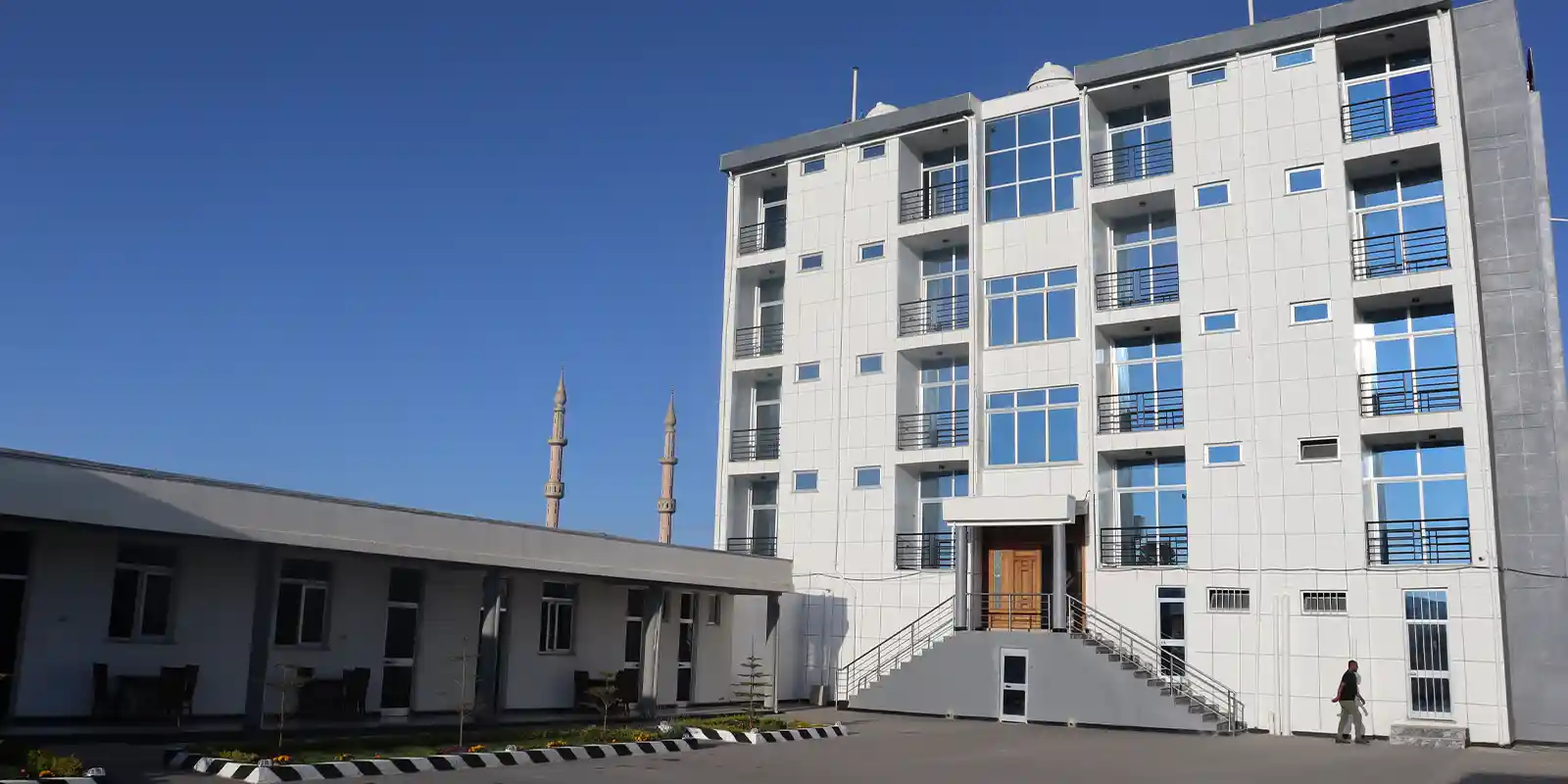 Exterior of the All Seasons Hotel, Ethiopia