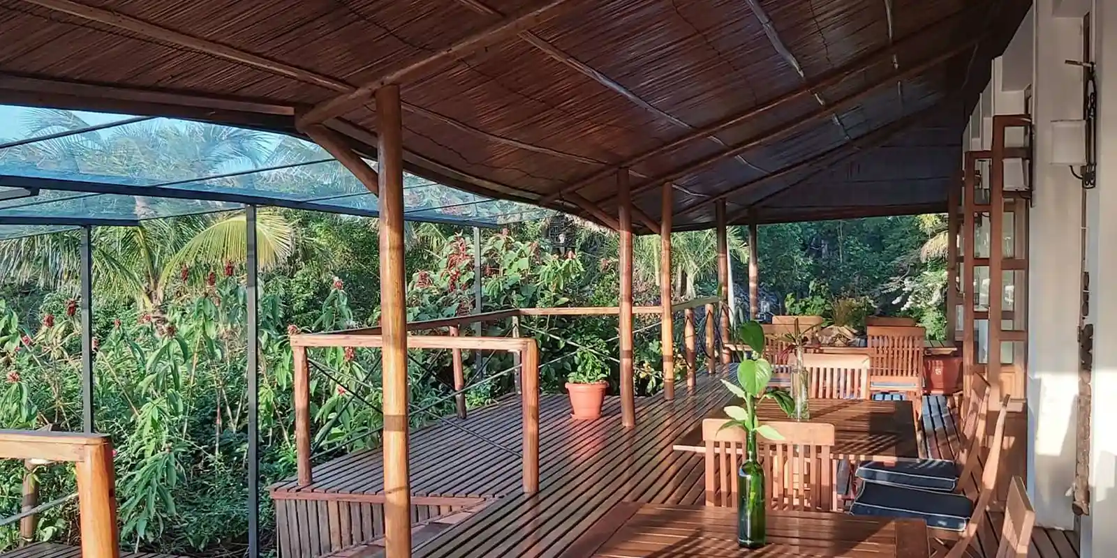 Restaurant at Nature Lodge in Madagascar