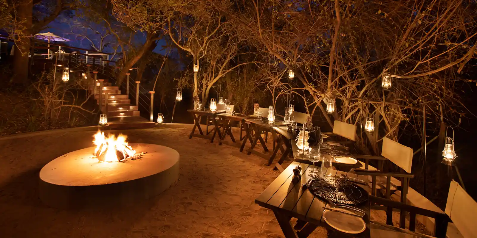 Boma at Serondella Game Lodge in South Africa