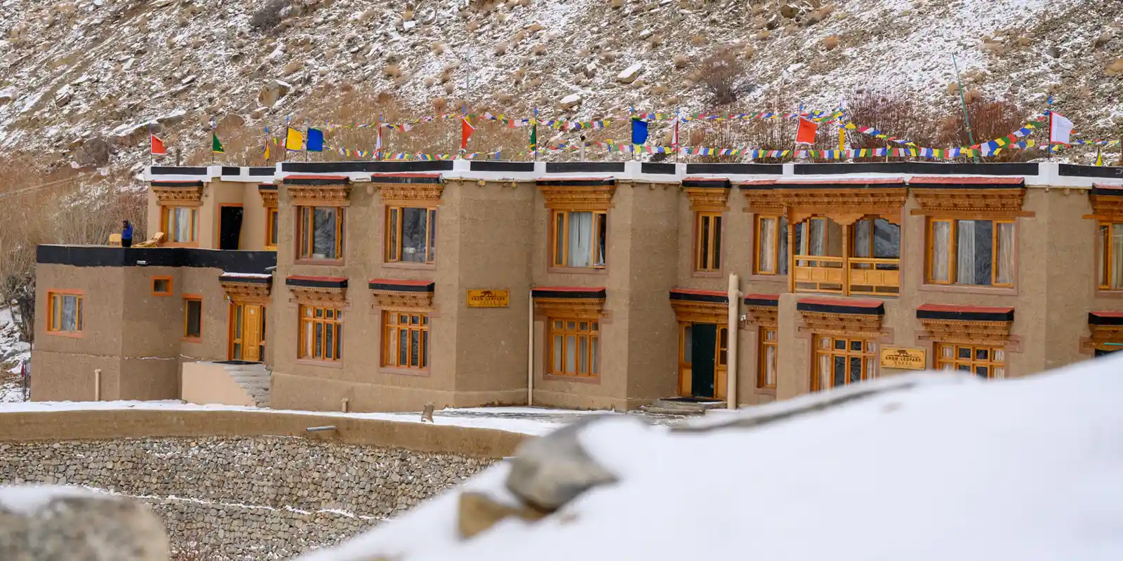 Snow Leopard Lodge in Ulley Valley, India.