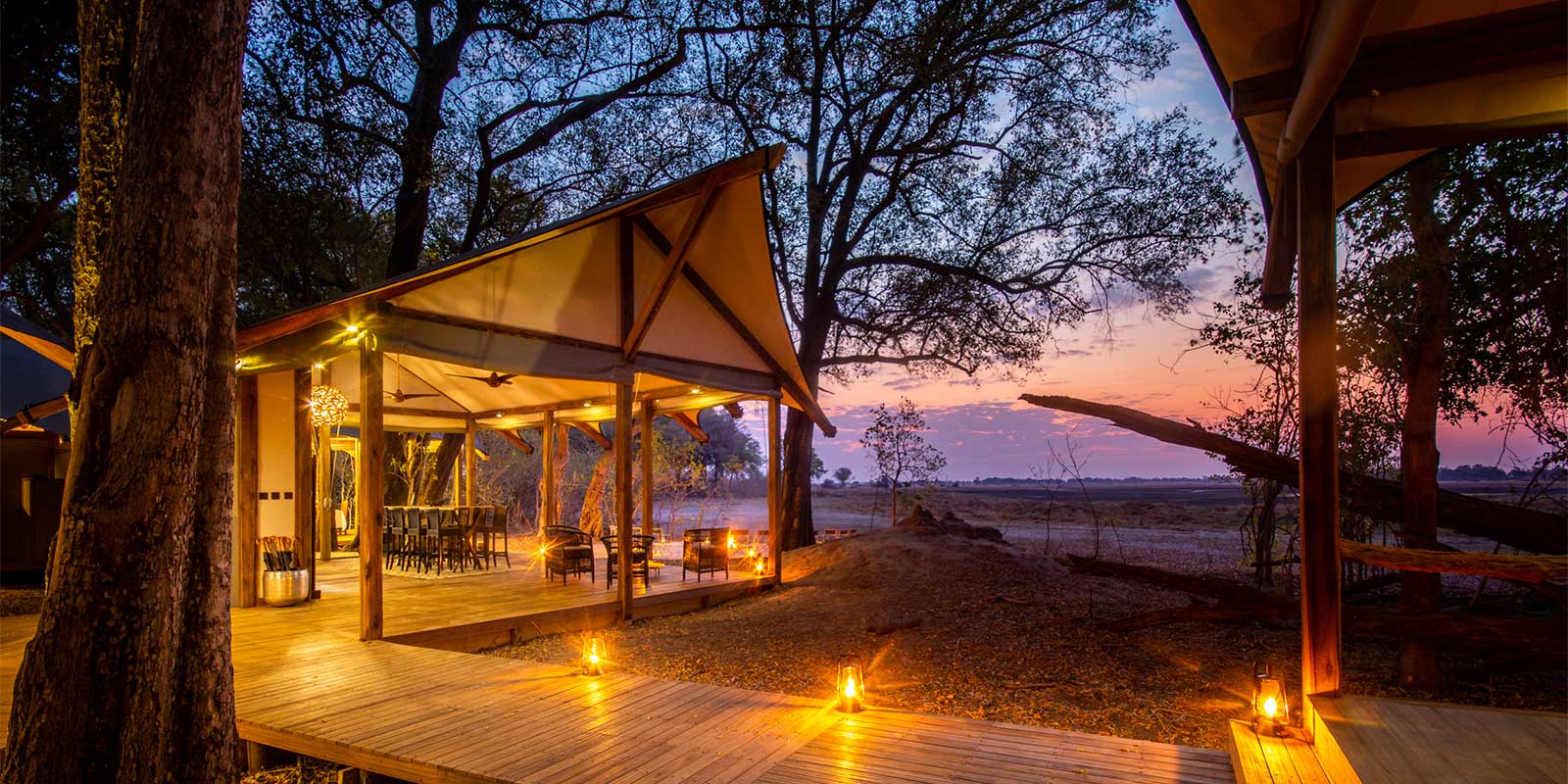 Kwara camp in Okavango Delta, Botswana