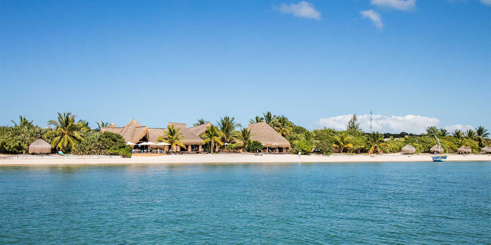 Beach at Azura Benguerra in Mozambique