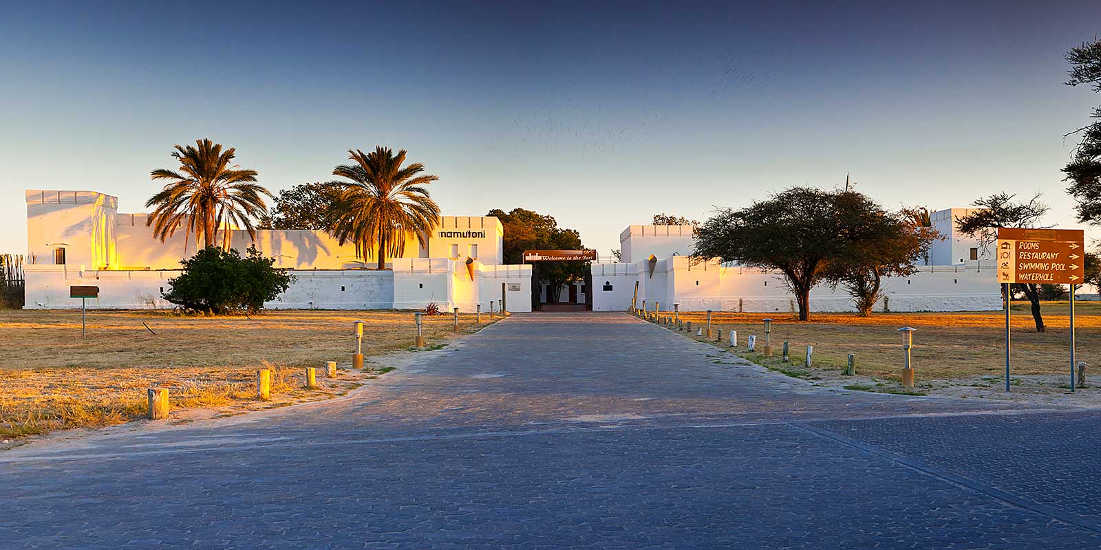 Namutoni Camp exterior, Namibia