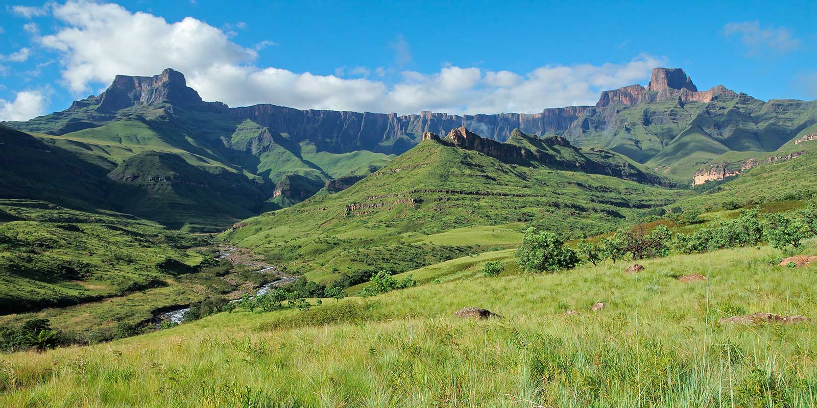 Drakensberg ampitheater in Royal Natal National Park, South Africa