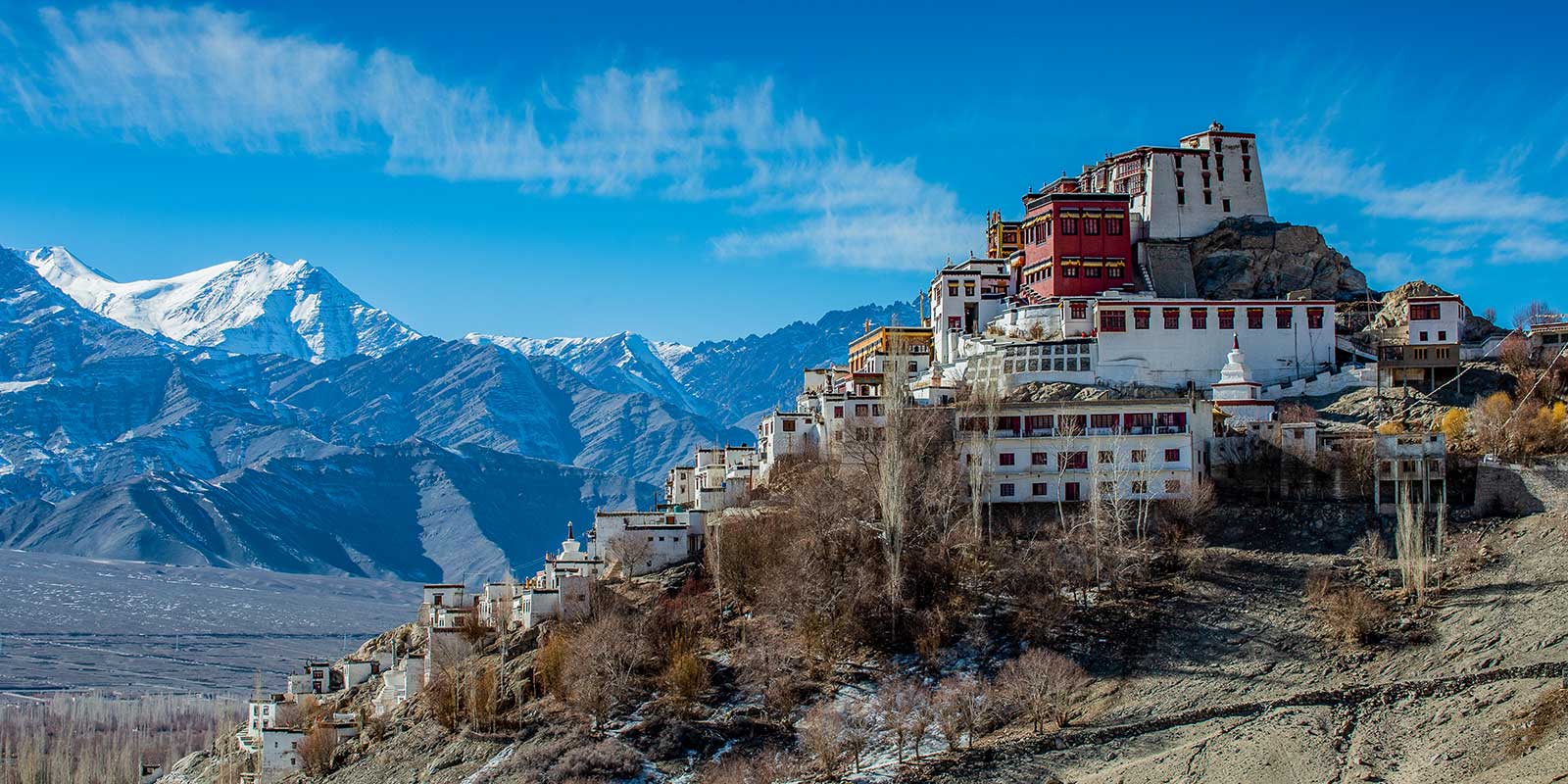 Thiksey Monastery in Leh, India