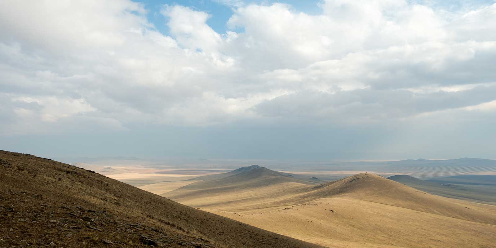 Hustai National Park landscape in Monoglia