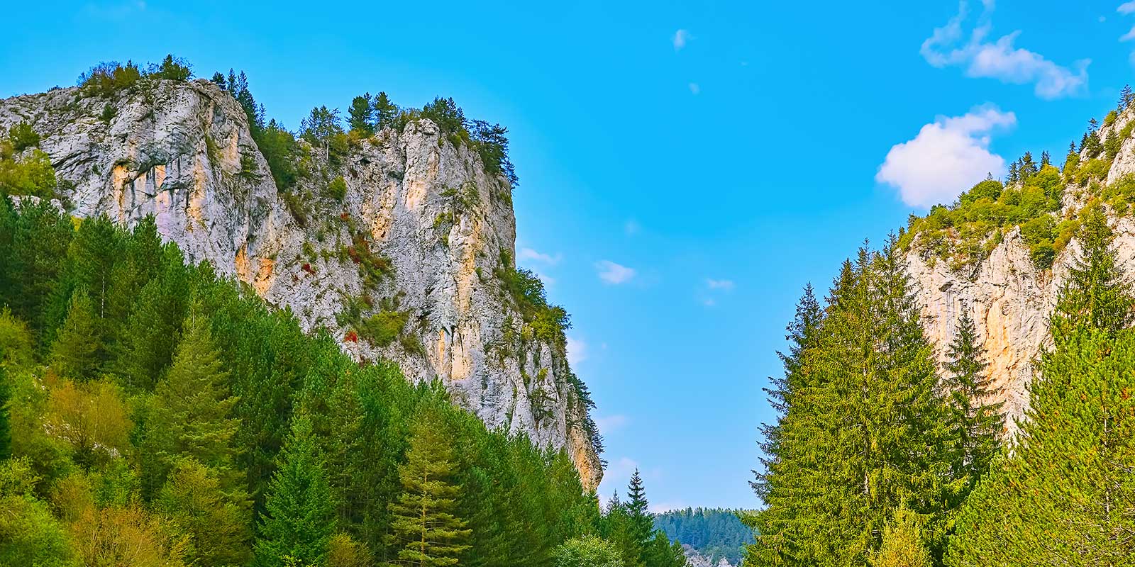 Trigrad gorge in Rhodope mountains, Bulgaria