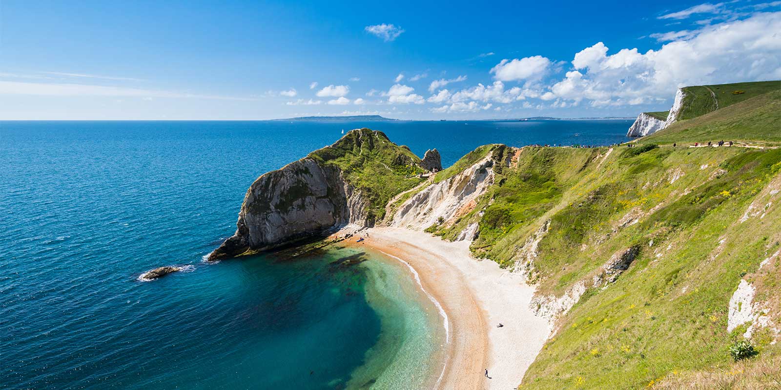 Man O War beach in Dorset, the UK