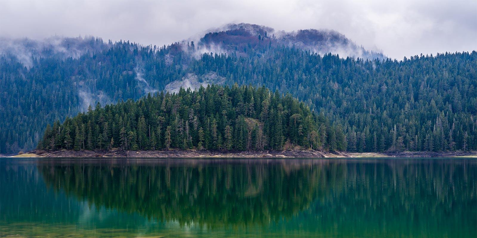 Black Lake in Durmitor National Park, Montenegro