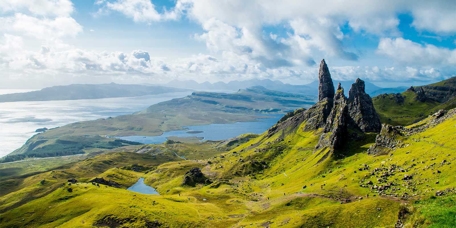 Old Man of Storr on Isle of Skye in Scotland