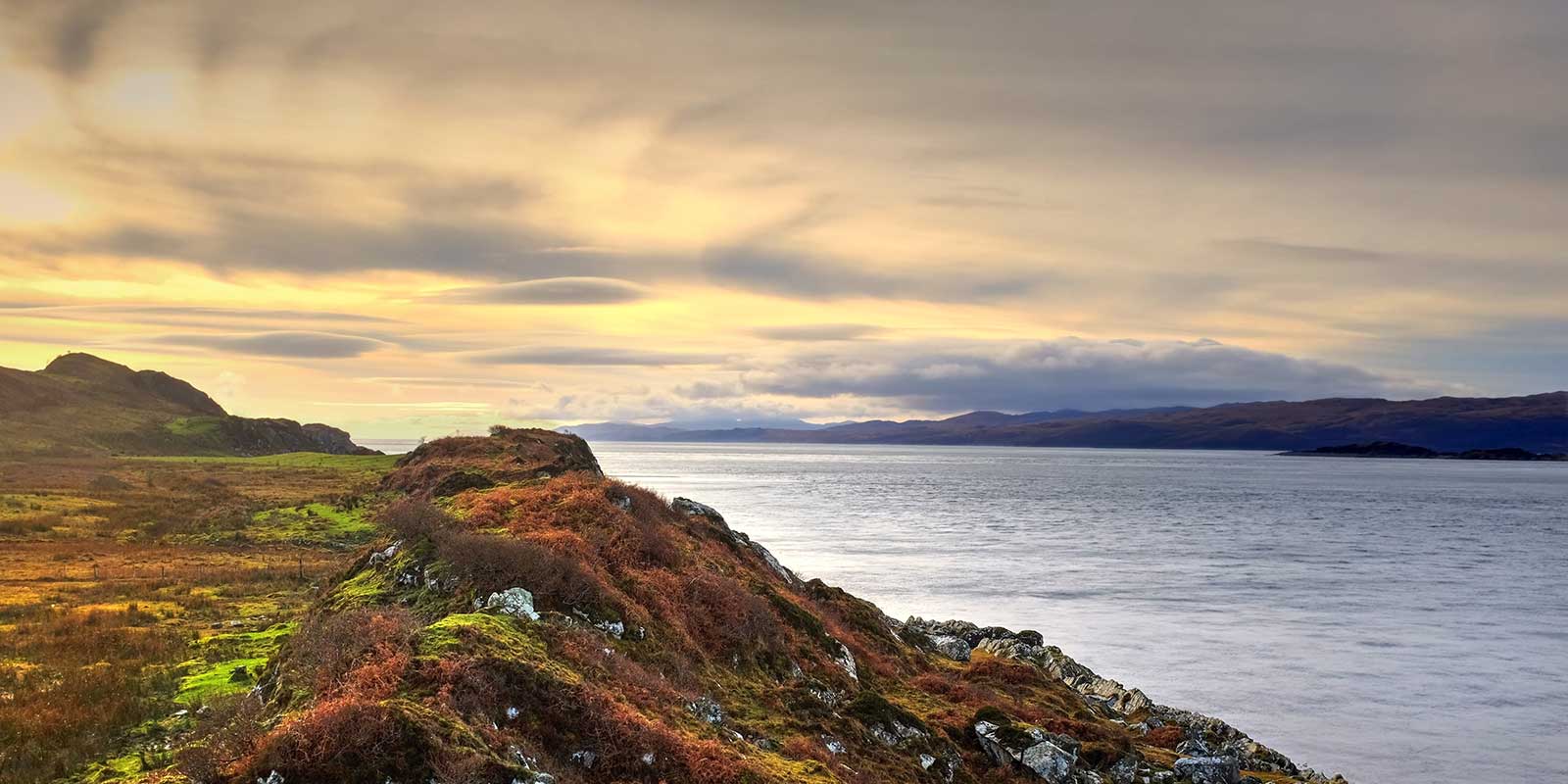 Sound of Jura in Scotland