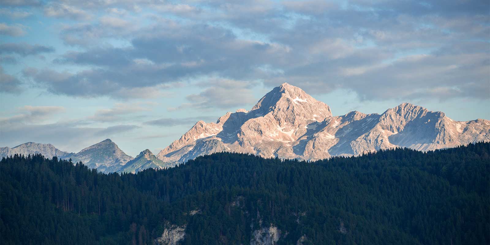 Triglav Mountain in the Julian Alps, Slovenia