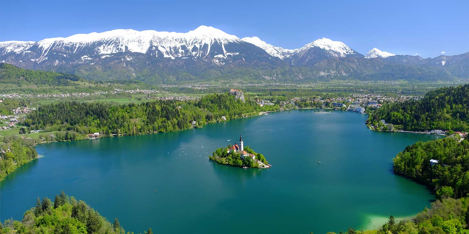 Pilgrimage Church of the Assumption of Mary in Lake Bled, Slovenia