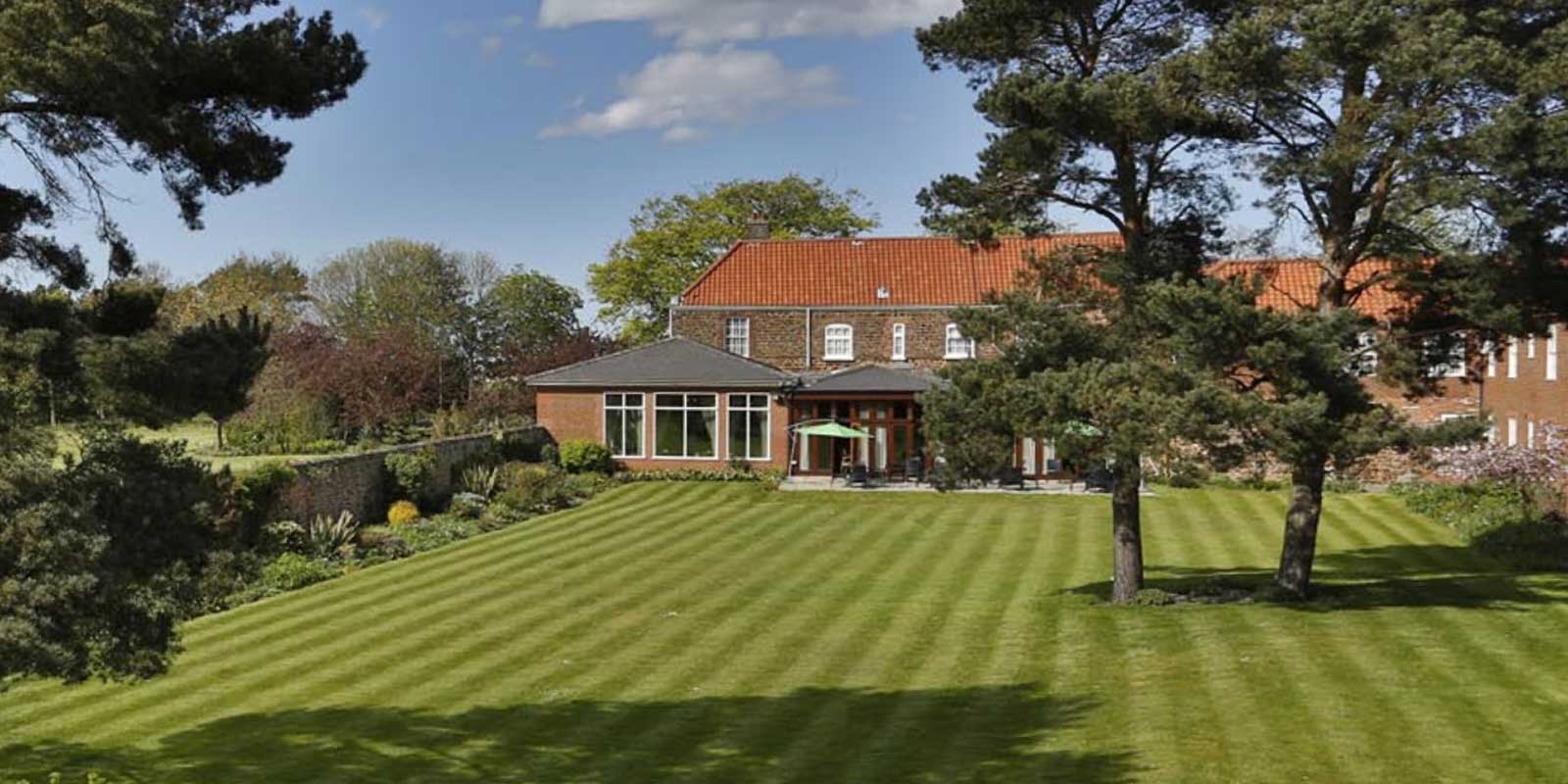 Walled garden at Knight's Hill Hotel, King's Lynn, Norfolk