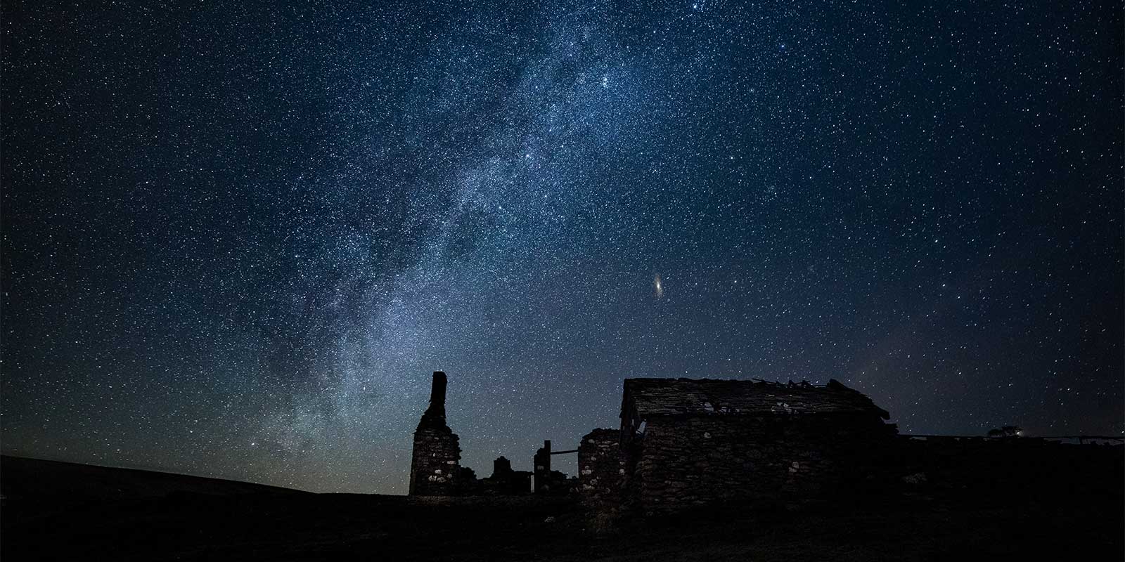 Astrophotography in Elan Valley, Wales.