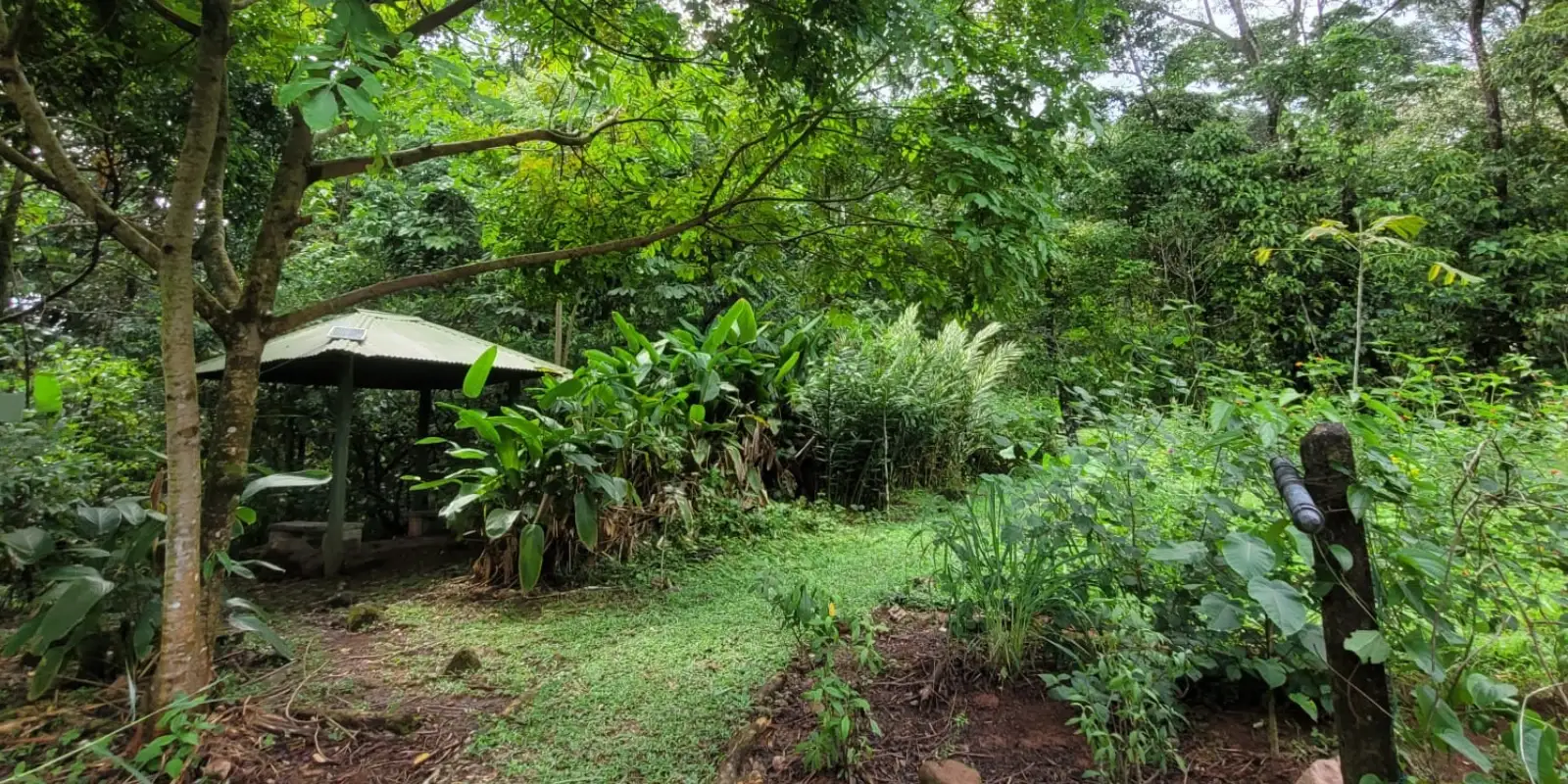 The gardens at Rancho Camana, Colombia.