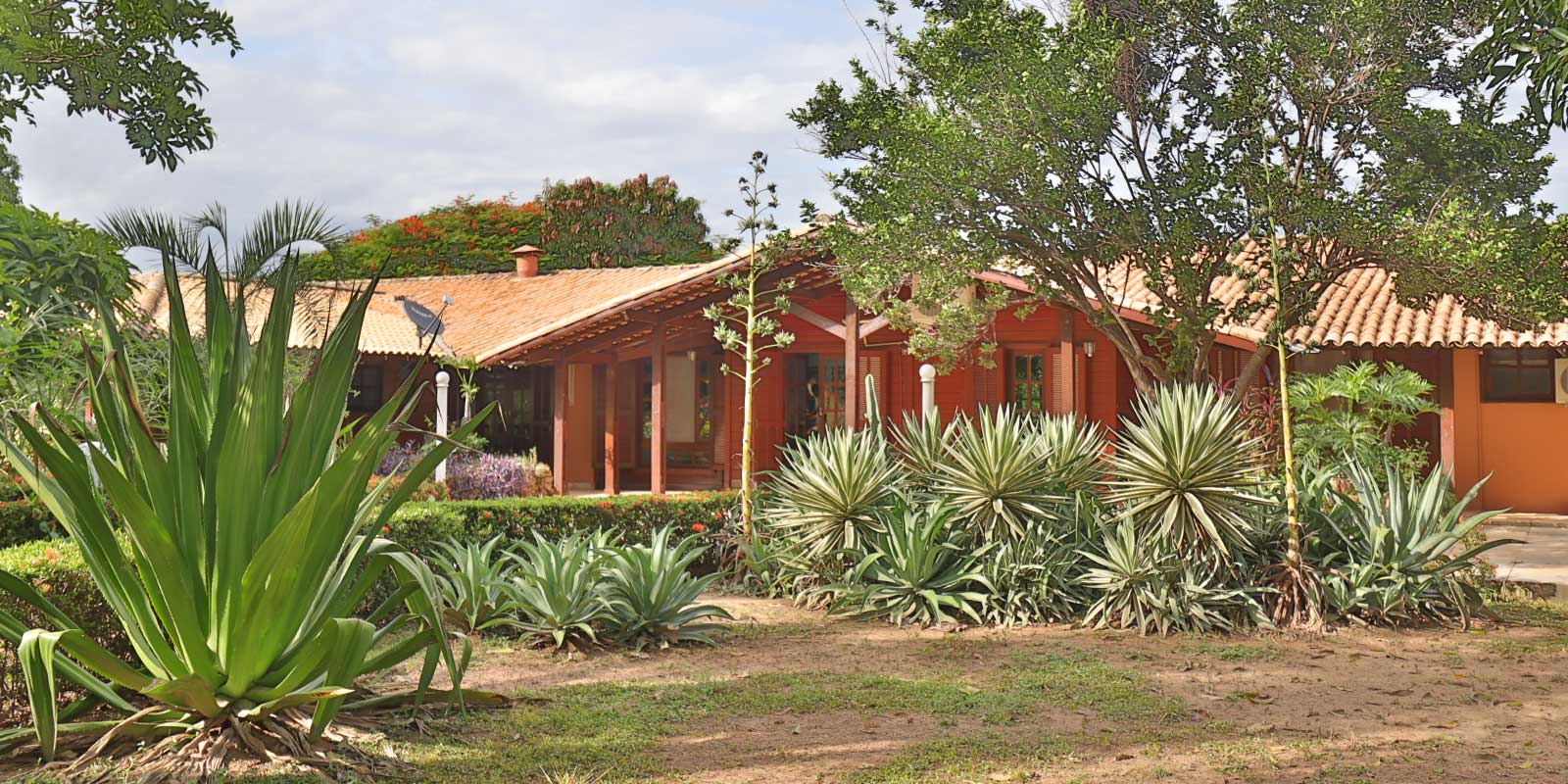 Port of the Capybara Lodge in Brazil