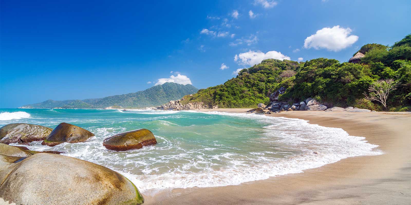 Beach in Tayrona National Park, Colombia