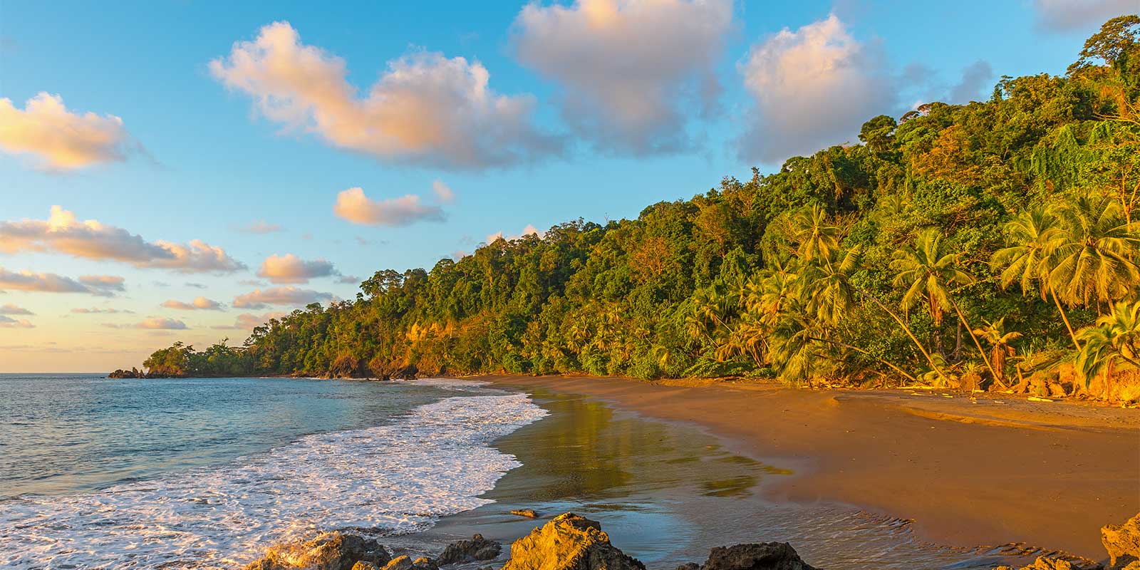 Beach in Corcovado National Park, Costa Rica