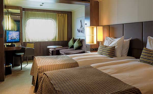 Superior cabin on board Heritage Adventurer.