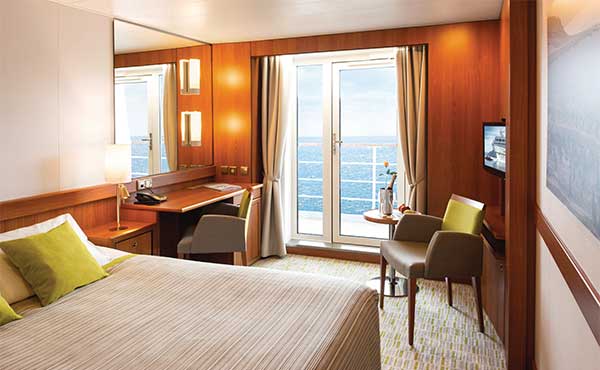 Verandah stateroom on board Seaventure polar vessel