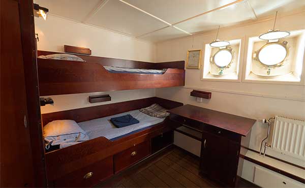 Twin cabin on board MS Stockholm