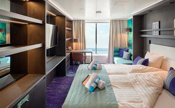 Junior suite on board Hondius polar vessel.
