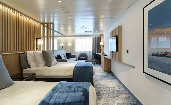 Explorer twin cabin on board Ultramarine