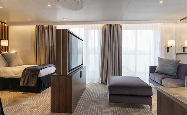 Terrace suite on board Ultramarine