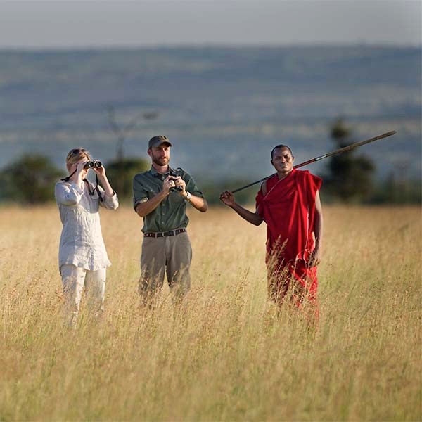 Masaai warrior guides in Tanzania