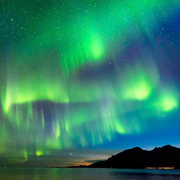Northern lights in Tromso, Norway