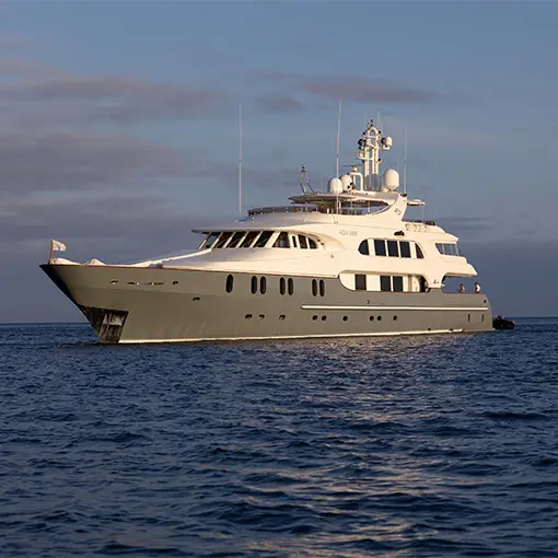 Aqua Mare vessel in the Galapagos Islands.