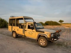 Land cruiser in Botswana.