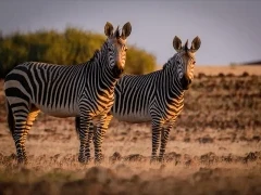 Hartmann's zebra, one of the two subspecies found in Namibia.