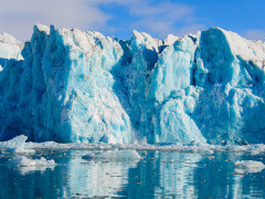 Glacier in Greenland.