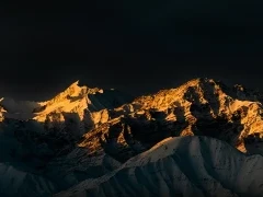 Mountains in Ulley Valley, India.