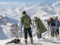 Group in Ulley Valley, India.