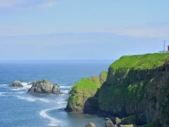 View of Cape Kiritappu, Japan.
