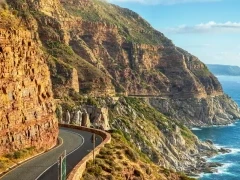 The scenic route of Chapman's Peak, South Africa