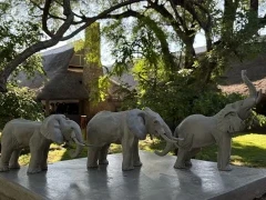 Elephant sculpture from Nick Mackman's South Luangwa Art Safari trip to Zambia
