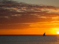 Dhow in Bazaruto, Mozambique