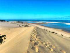 Sand dunes in Bazaruto, Mozambique