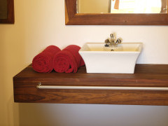 Bathroom at Kalahari Anib Camping 2 Go in Namibia