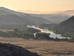 Kuene River in Namibia.