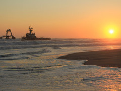 Shipwreck in Namibia.