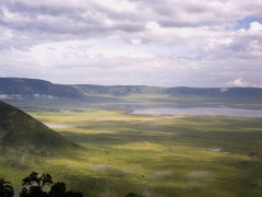 Ngorongoro crater in Tanzania