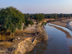 Vehicle safari in North Luangwa National Park, Zambia
