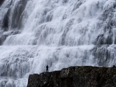Dynjandi waterfall in Iceland.