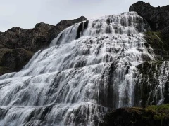 Dynjandi waterfall in Iceland.