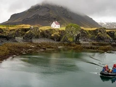Zodiac & Ingjaldshóll church in Iceland.